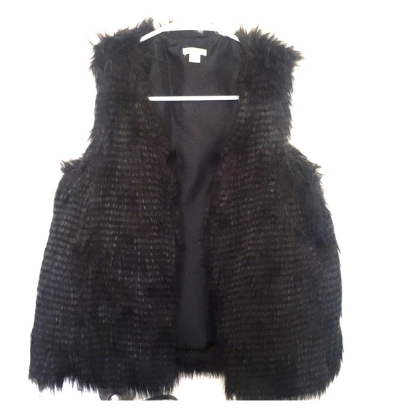 Xhilaration Tops - Black fur vest from xhilaration